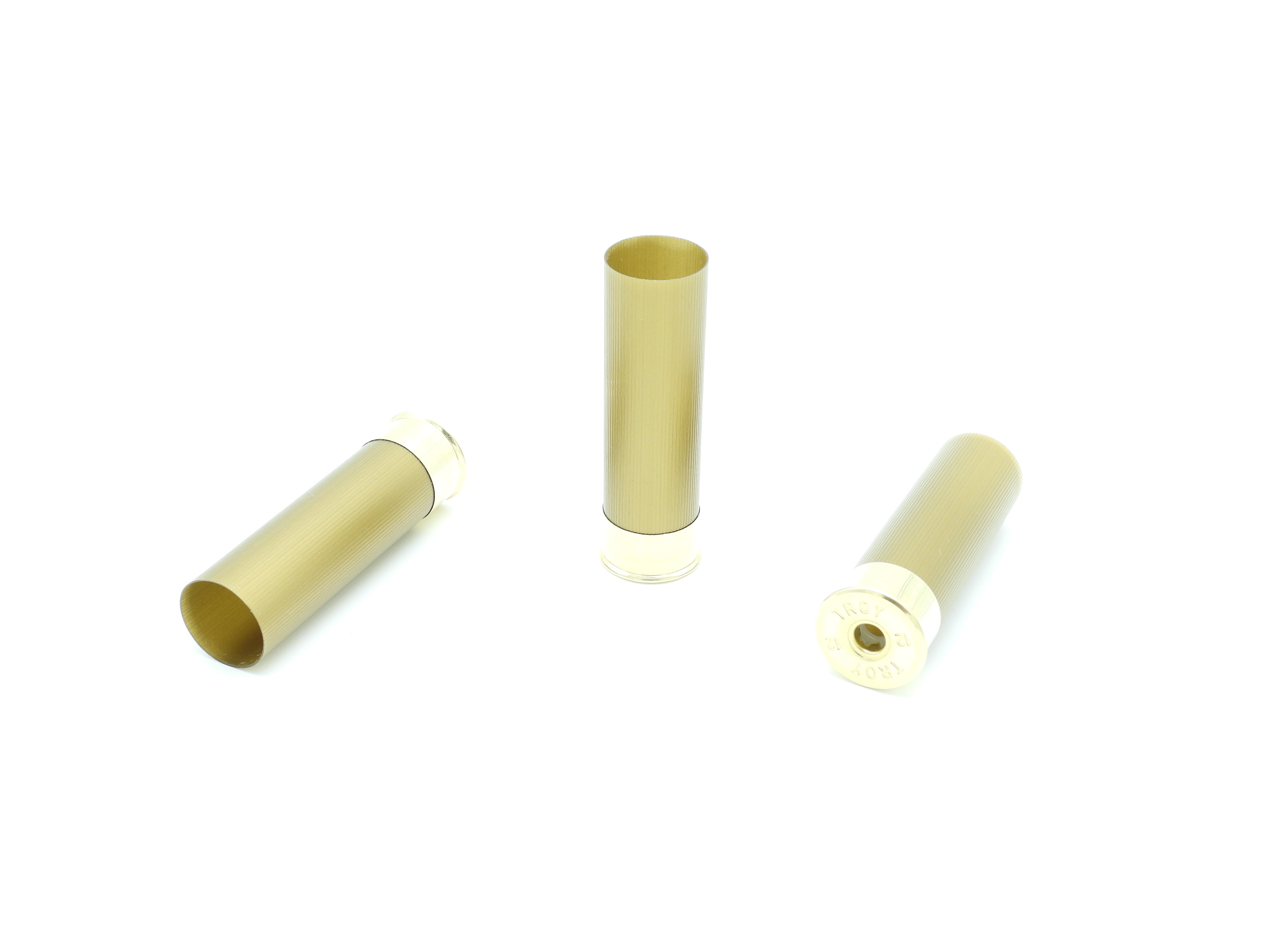Troy Hull 12 GA 2,75 inch 12 mm Skived 100 Rounds/Pack Unprimed Gold